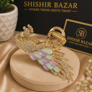 Glamorous Peacock Hair Clip
