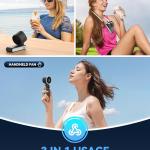 Portable Handheld Turbo Fan - Black